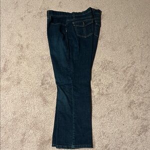 Lee Women's Deep Indigo Straight Leg Jeans size 14 Short